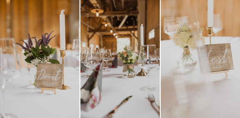 rustic barn wedding details 