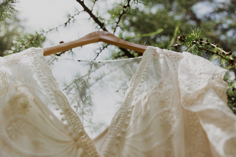 wedding dress detail 